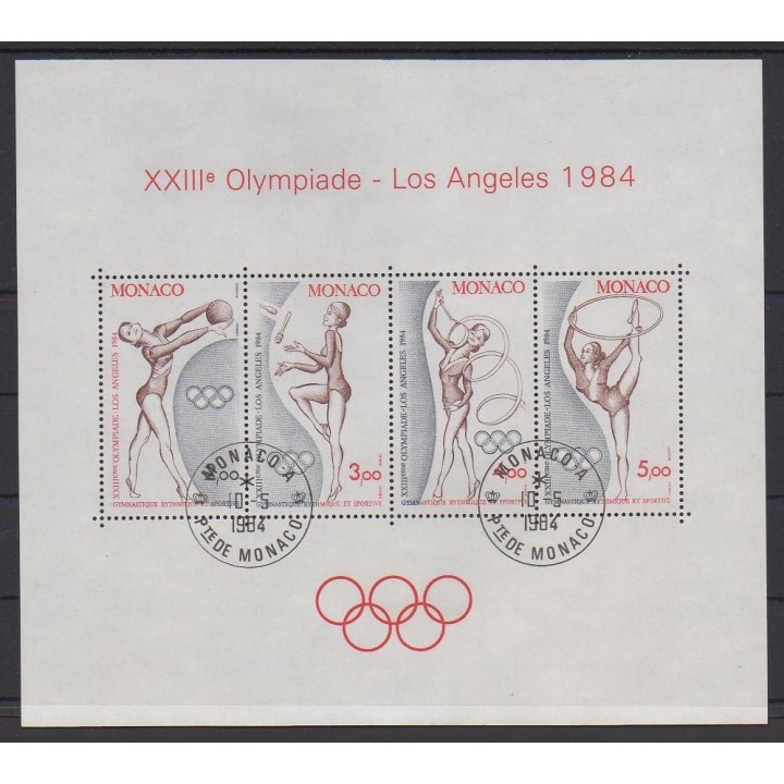 Buy this souvenir sheet  of Monaco of the year 1984 (Nb BF27). - Used