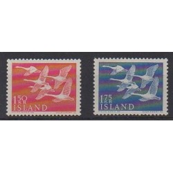 Iceland - 1956 - Nb 270/271 - Birds - Mint hinged