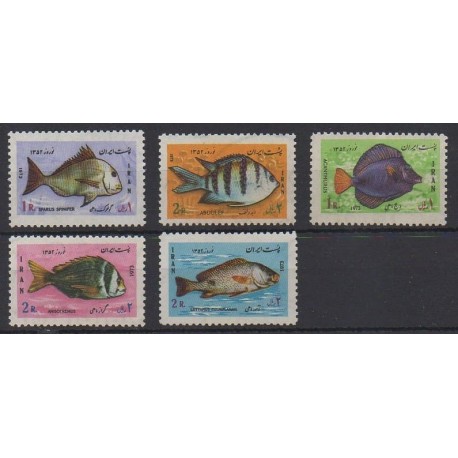 Ir. - 1973 - Nb 1464/1468 - Sea life