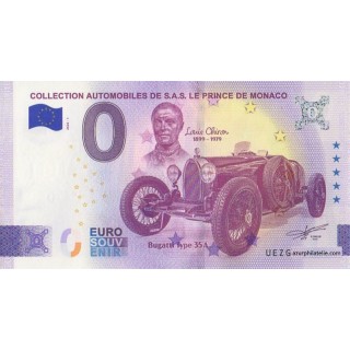 Euro banknote memory - 2026 - Collection automobiles de S.A.S le Prince de Monaco - Bugatti Type 35 A - ()