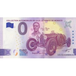 Euro banknote memory - MC - Collection automobiles de S.A.S le Prince de Monaco - Bugatti Type 35 A - 2026-1