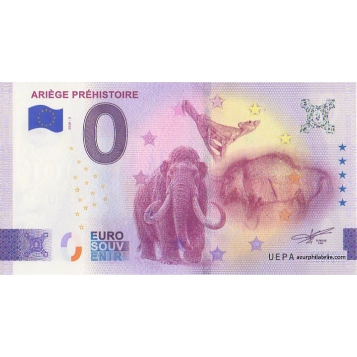 Billet souvenir touristique - 2026-2 - Ariège Préhistoire - (Ariège )