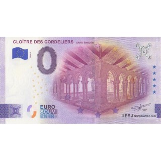 Euro banknote memory - 2026 - Cloître des Cordeliers - (Gironde)