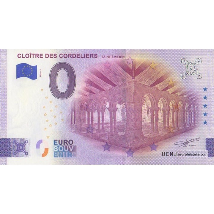 Euro banknote memory - 2026 - Cloître des Cordeliers - (Gironde)