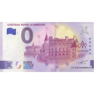 Billet souvenir touristique - 2026-3 - Château royal d'Amboise - (Indre-et-Loire )