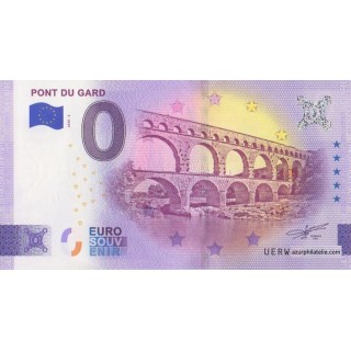 Billet souvenir touristique - 2026-2 - Pont du Gard - (Gard)