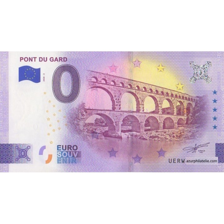 Euro banknote memory - 2026 - Pont du Gard - (Gard)
