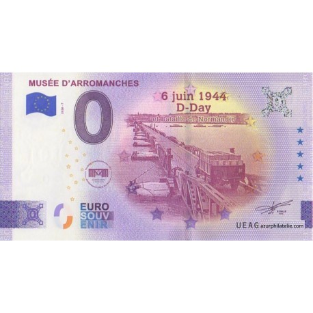 Billet souvenir - 14 - Musée d'Arromanches - 6 Juin 1944 D-Day et bataille de Normandie - 2026-7