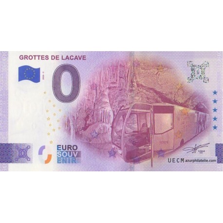 Euro banknote memory - 46 - Grottes de Lacave - 2026-3