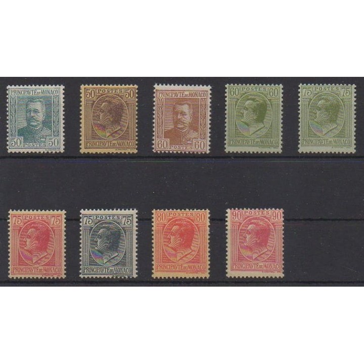Buy this set of stamps of Monaco of the year 1924 (Nb 86/94).