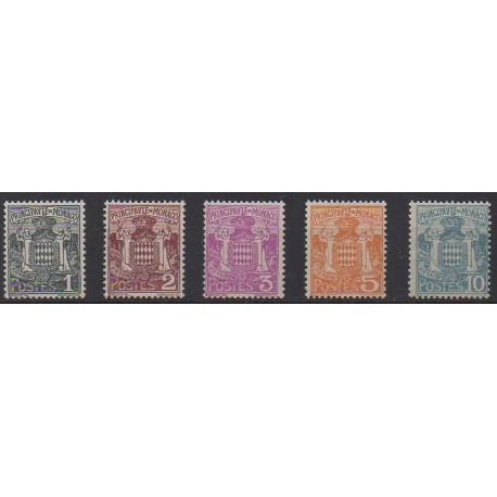 Monaco - 1924 - Nb 73/76 - Coats of arms