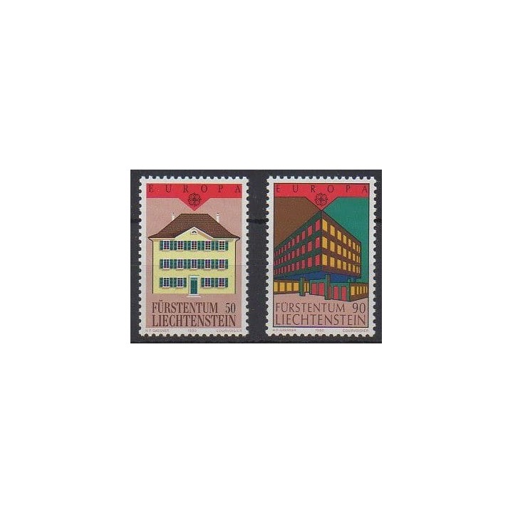 Acheter cette série de timbres du Liechtenstein  de l'année 1990 (No 925/926).