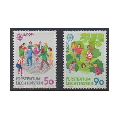 Lienchtentein - 1989 - Nb 901/902 - Childhood - Europa