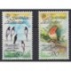 Liechtenstein - 1986 - No 834/835 - Oiseaux - Environnement - Europa