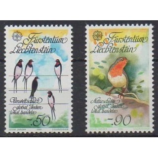 Acheter cette série de timbres du Liechtenstein  de l'année 1986 (No 834/835).