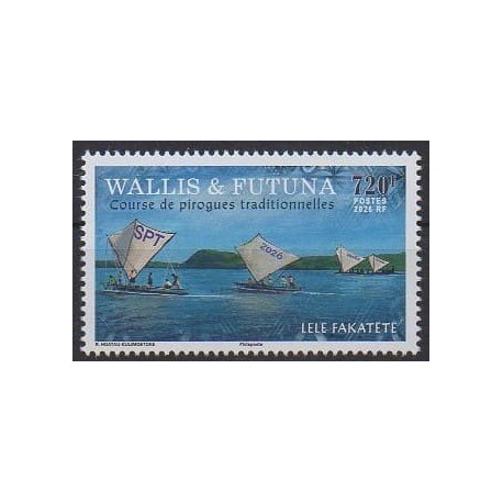 Wallis and Futuna - 2026 - Course de pirogues traditionnelles - Boats