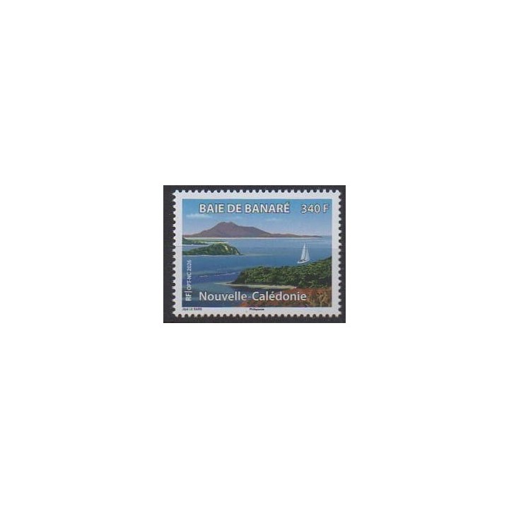 Acheter ce timbre de Nouvelle-Calédonie de l'année 2026 (Baie de Banaré).