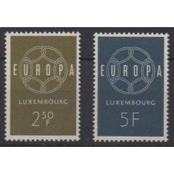 Luxembourg - 1959 - No 567/568 - Europa