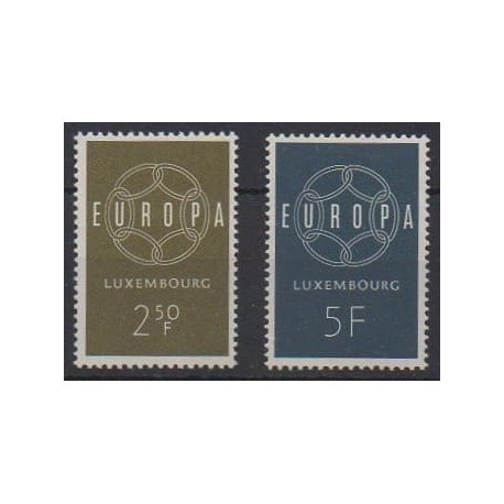 Luxembourg - 1959 - No 567/568 - Europa