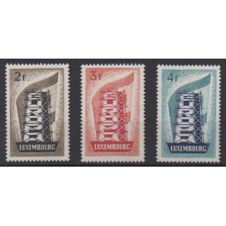 Buy this set of stamps of Luxembourg of the year 1956 (Nb 514/516 sans gomme).