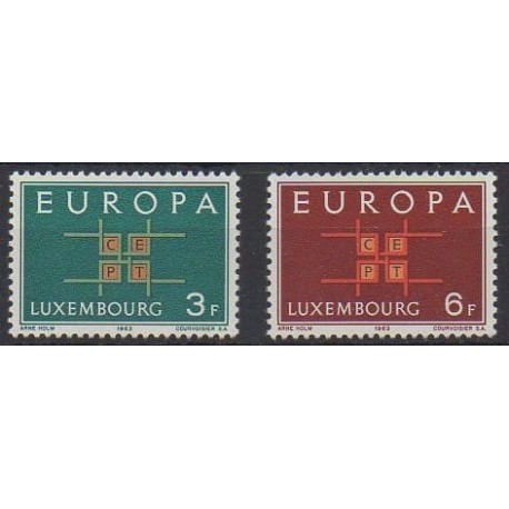 Luxembourg - 1963 - Nb 634/635 - Europa