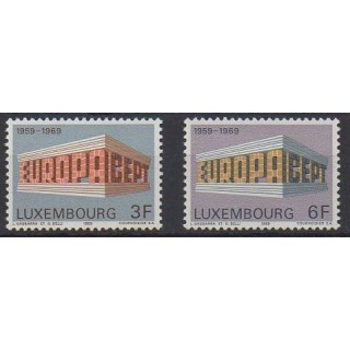 Acheter cette série de timbres du Luxembourg de l'année 1969 (No 738/739).