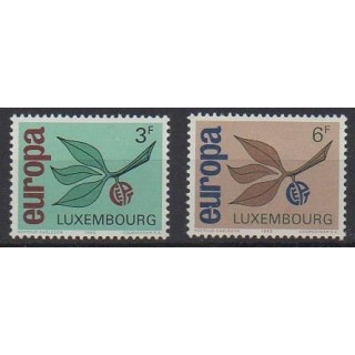 Acheter cette série de timbres du Luxembourg de l'année 1965 (No 670/671).