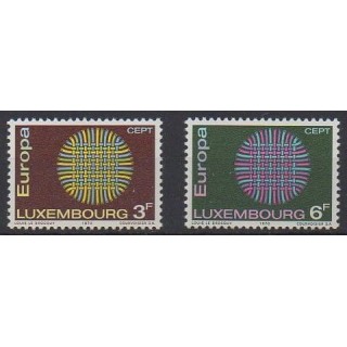 Acheter cette série de timbres du Luxembourg de l'année 1970 (No 757/758).