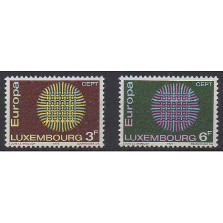 Luxembourg - 1970 - Nb 757/758 - Europa