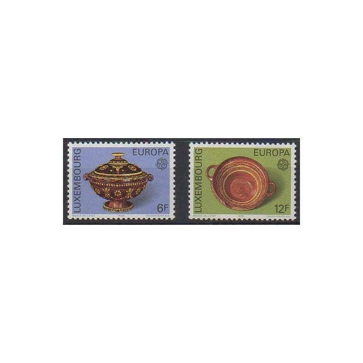 Buy this set of stamps of Luxembourg of the year 1976 (Nb 878/879).