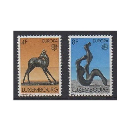 Luxembourg - 1974 - Nb 832/833 - Art - Europa