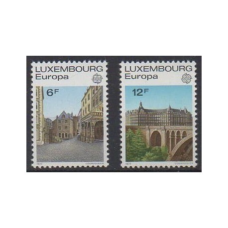 Luxembourg - 1977 - Nb 895/896 - Sights - Europa