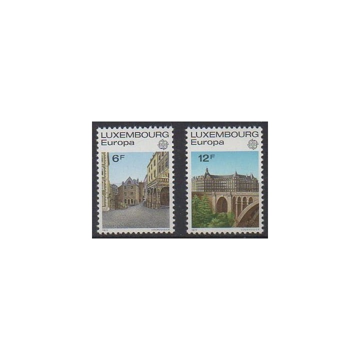 Buy this set of stamps of Luxembourg of the year 1977 (Nb 895/896).