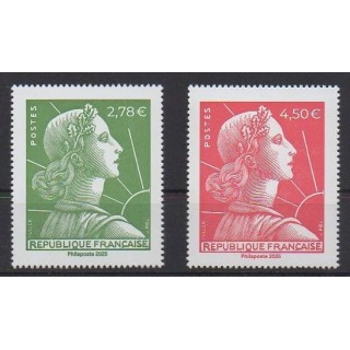 Acheter cette série de timbres de France de l'année 2025 (No 5928/5929).