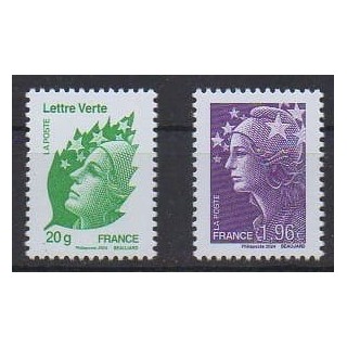 Acheter cette série de timbres de France de l'année 2024 (No 5834/5835).