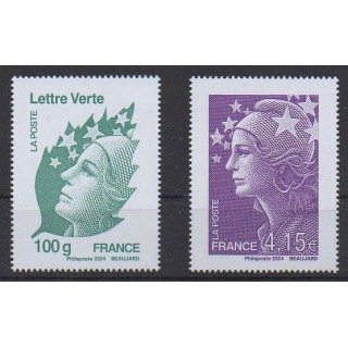 Acheter cette série de timbres de France de l'année 2024 (No 5836/5837).