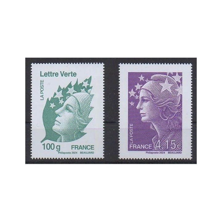 Acheter cette série de timbres de France de l'année 2024 (No 5836/5837).