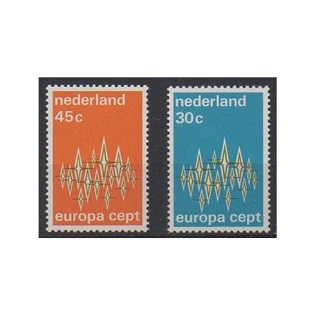 Pays-Bas - 1972 - No 958/959 - Europa