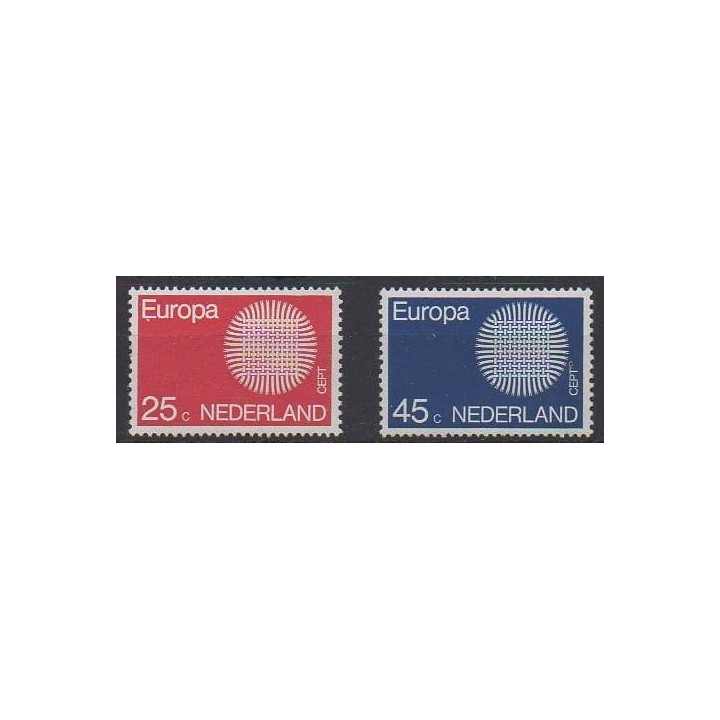 Buy this set of stamps of Netherlands of the year 1970 (Nb 914/915).