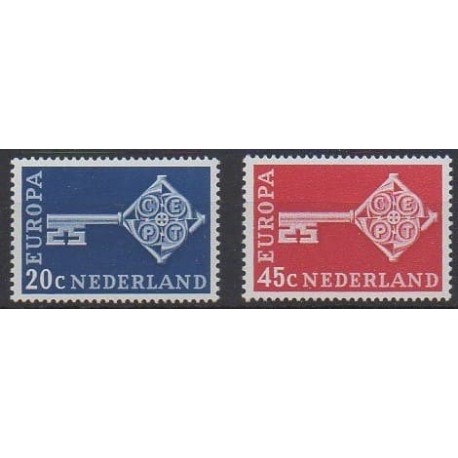Netherlands - 1968 - Nb 871/872 - Europa