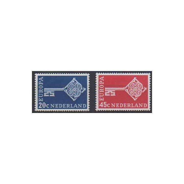 Buy this set of stamps of Netherlands of the year 1968 (Nb 871/872).