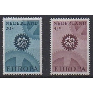 Buy this set of stamps of Netherlands of the year 1967 (Nb 850/851).