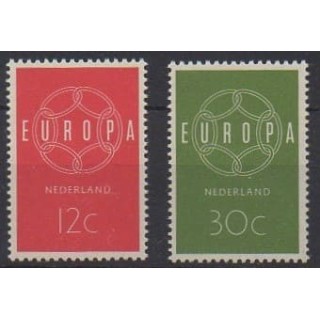 Buy this set of stamps of Netherlands of the year 1959 (Nb 708/709).
