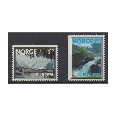 Norway - 1977 - Nb 698/699 - Sights - Europa