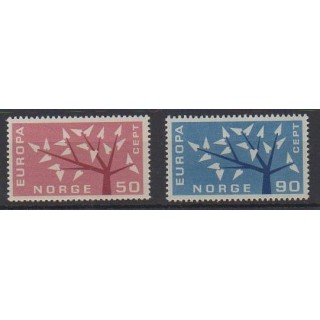 Buy this set of stamps of Norway of the year 1962 (Nb 433/434).