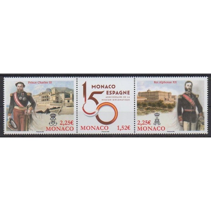 Acheter cette série de timbres de Monaco de l'année 2026 (No 3551/3553).