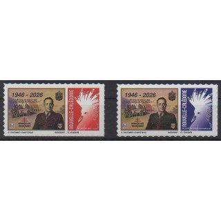 Acheter ces timbres de Nouvelle-Calédonie de l'année 2026 (Honneur aux volontaires).