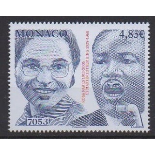 Acheter ce timbre de Monaco de l'année 2026 (Rosa Parks - Martin Luther King).