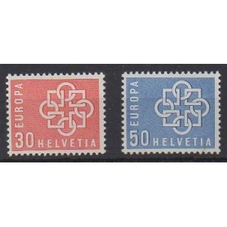 Acheter cette série de timbres de Suisse de l'année 1959 (No 630/631).