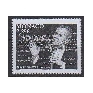 Acheter ce timbre de Monaco de l'année 2026 (Frank Sinatra).
